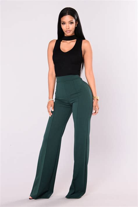 high waisted pants fashion nova